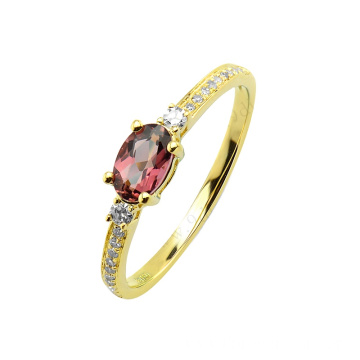 Tourmaline 18K Yellow Gold New Ring Jewelry